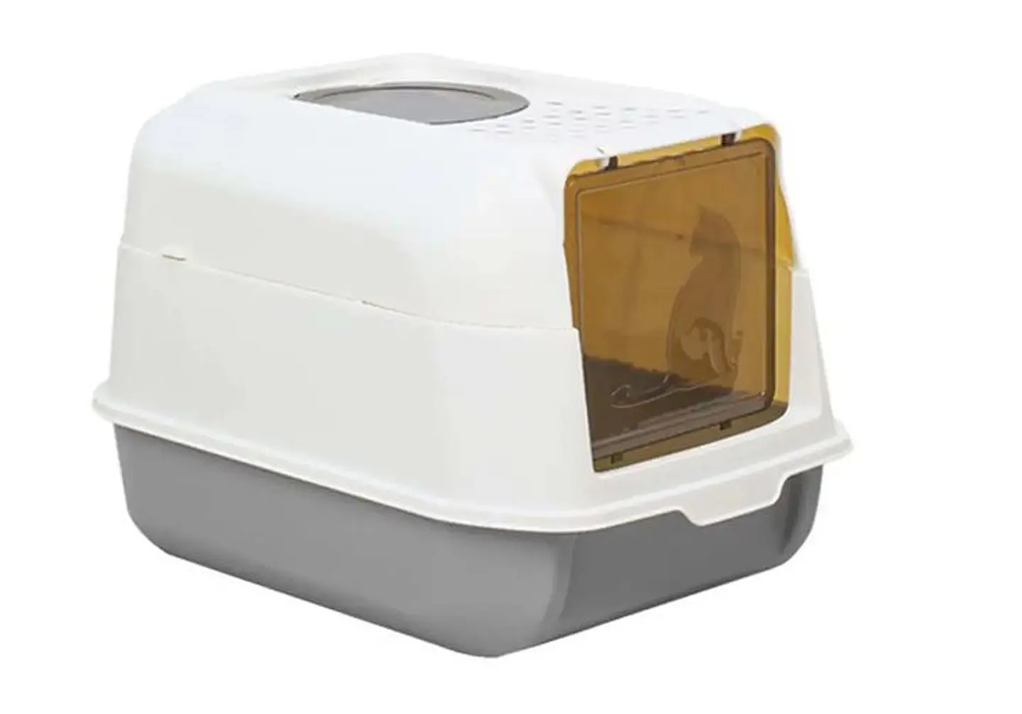Arenero Cerrado Anti-Salpicaduras para Gato 1