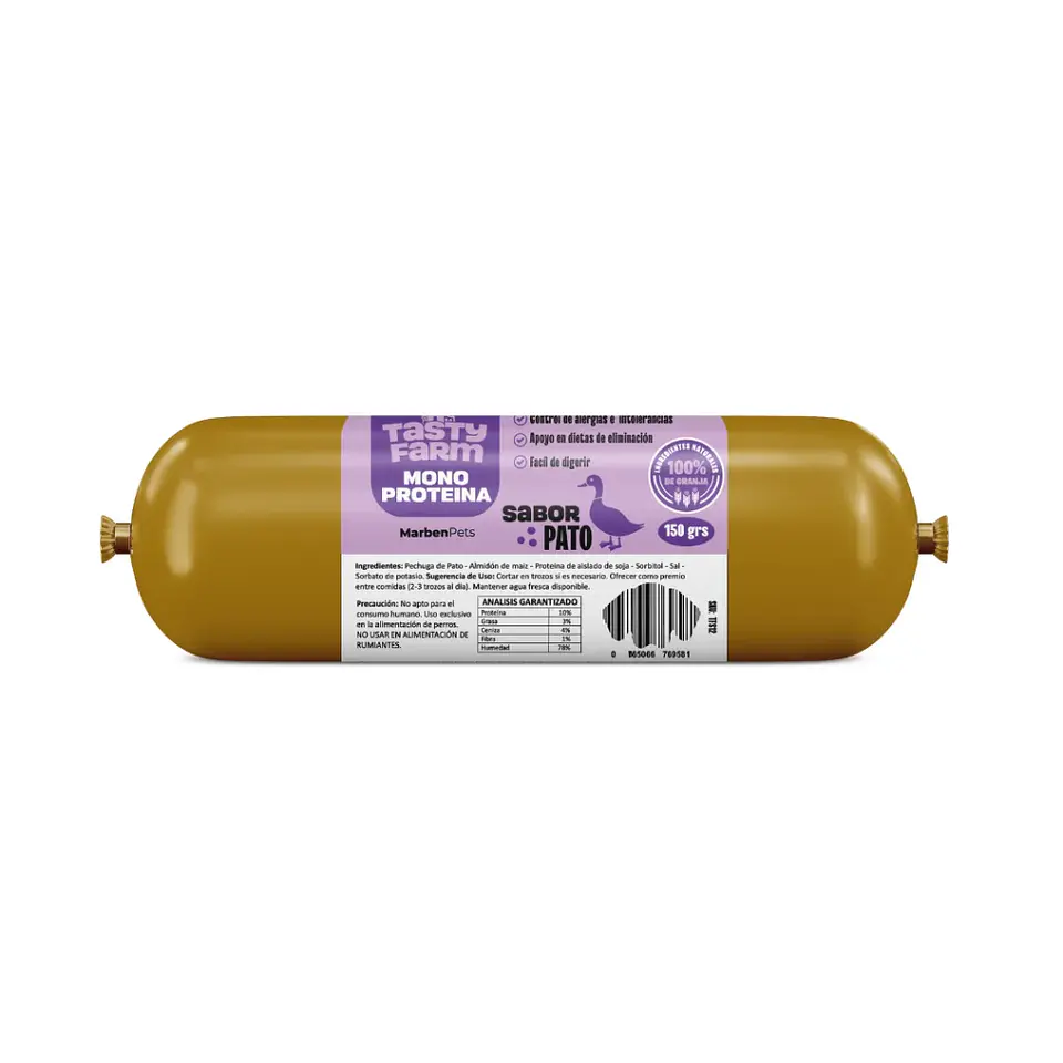 Tasty Farm Salchicha de Pato 150 g 1