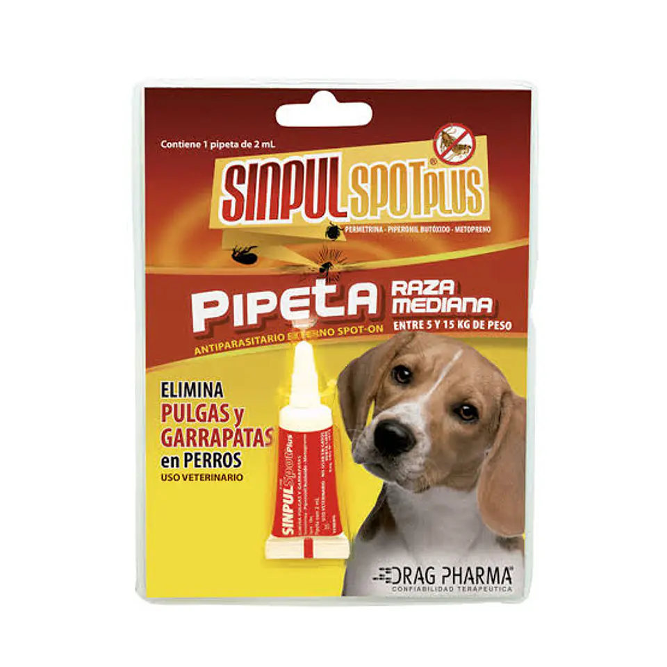 Sinpulspot Plus 2 ml para Perro Raza Mediana 1