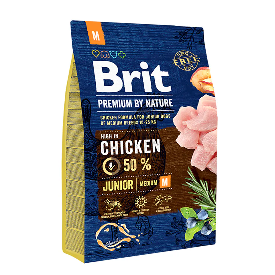 Brit Premium by Nature Perro Junior Medium 3 Kg 1