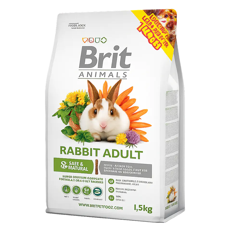 Brit Animals Rabbit Adult 1,5 Kg 1