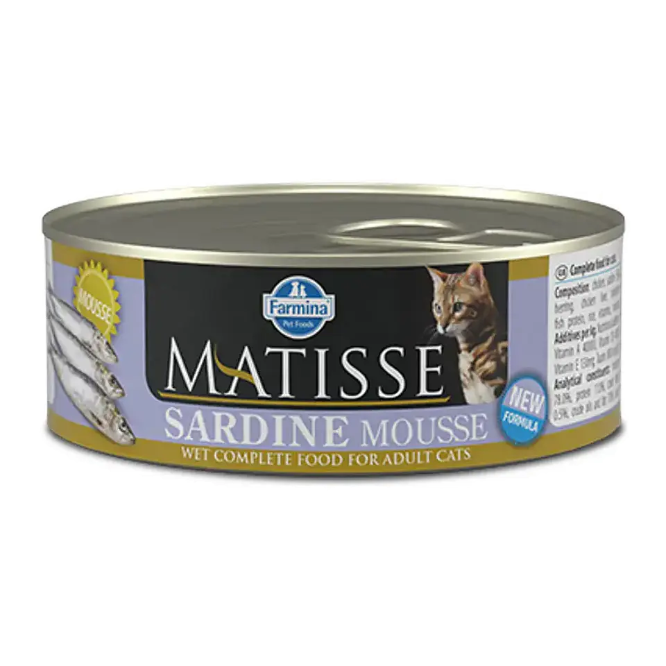 Alimento Húmedo Matisse Gato Adulto Sardina 85 g 1
