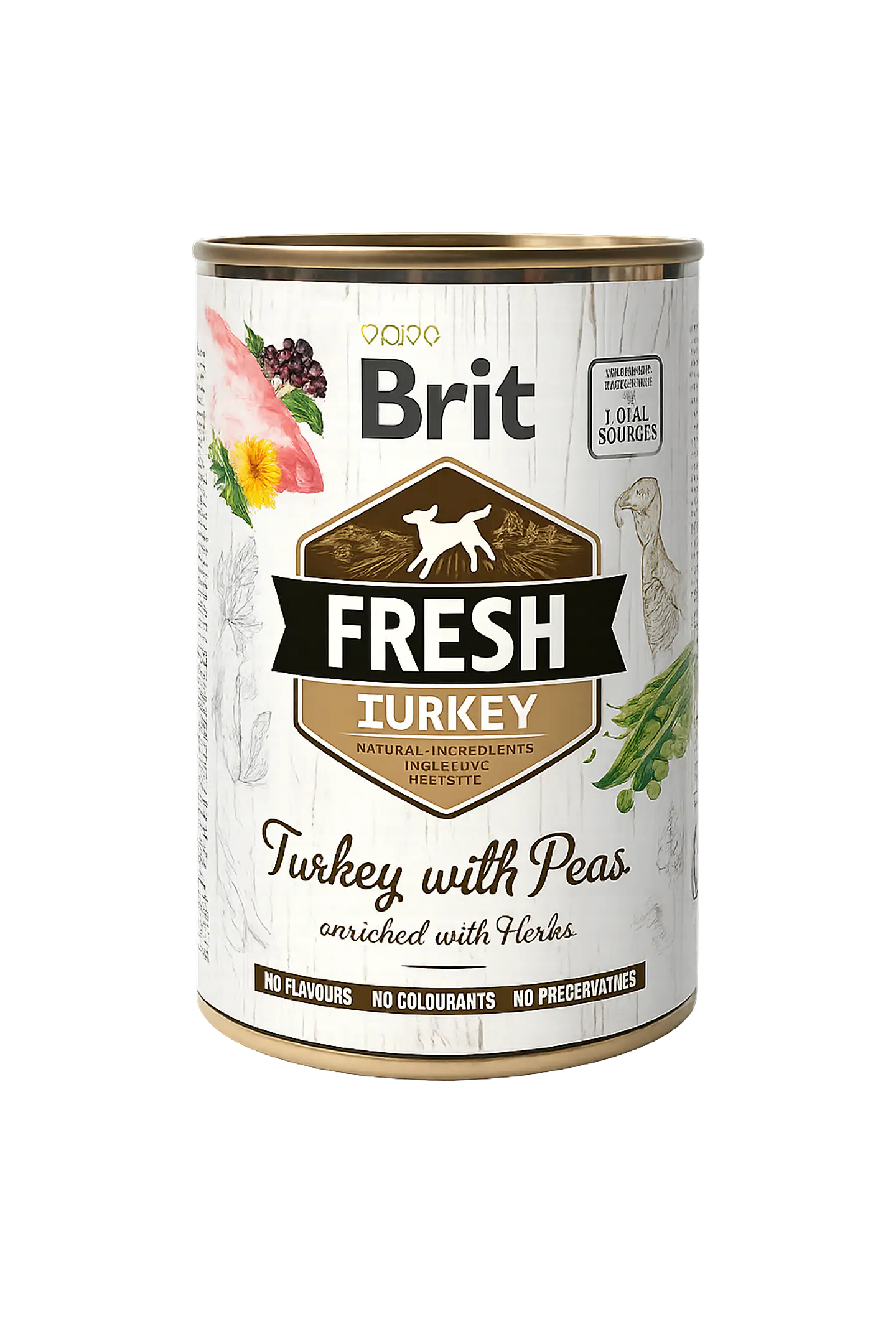 Brit Fresh Pavo con Arvejas para Perro 400 g 1