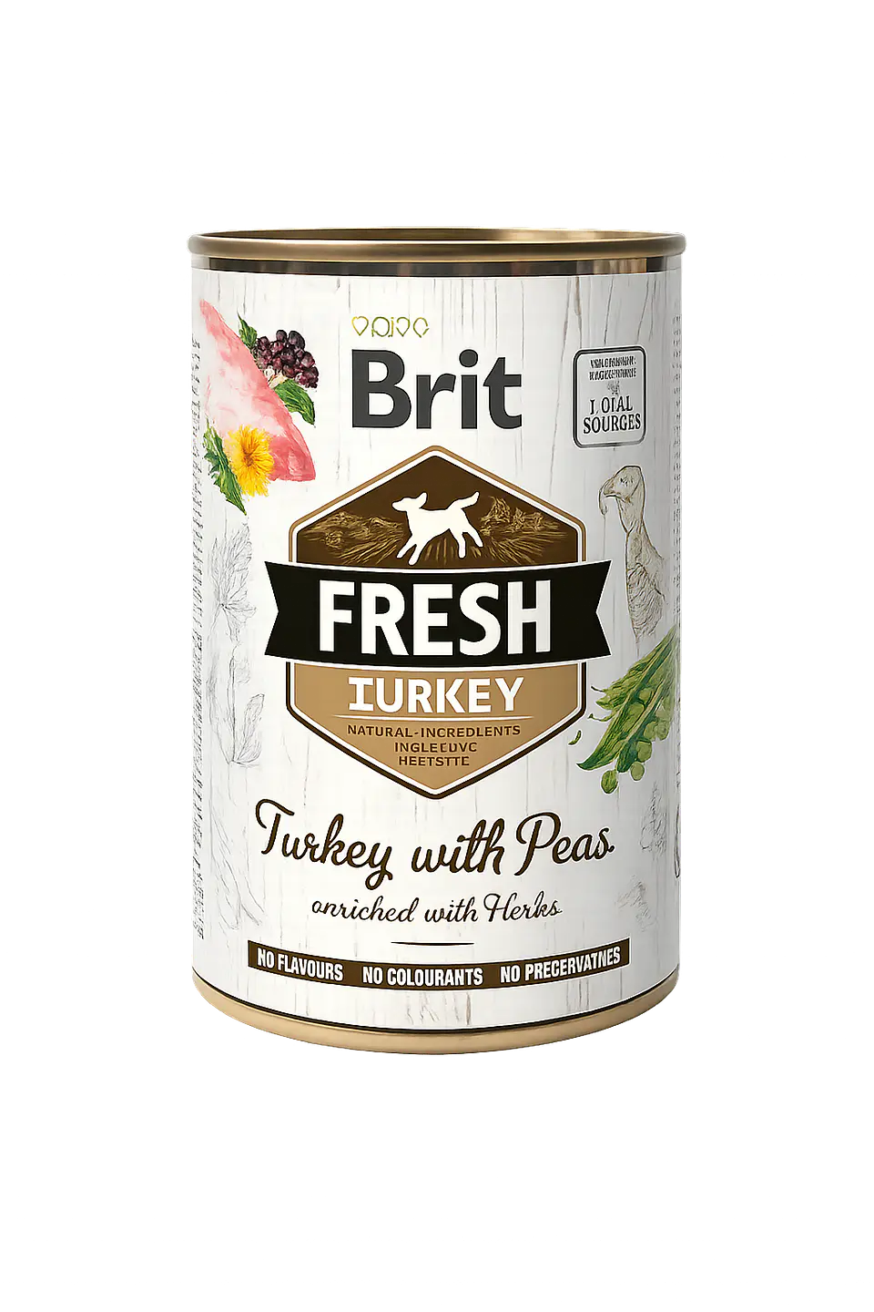 Brit Fresh Pavo con Arvejas para Perro 400 g 1