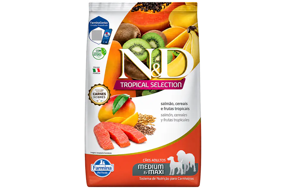 Farmina N&D Tropical Selection Perro Salmón Raza Mediana y Grande 2,5 Kg 1