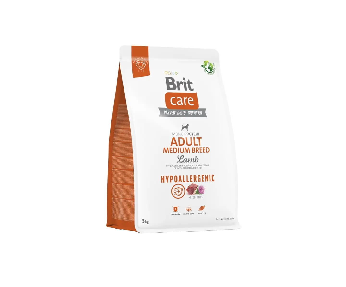 Brit Care Dog Hypoallergenic Adult Medium Breed 3 Kg 1