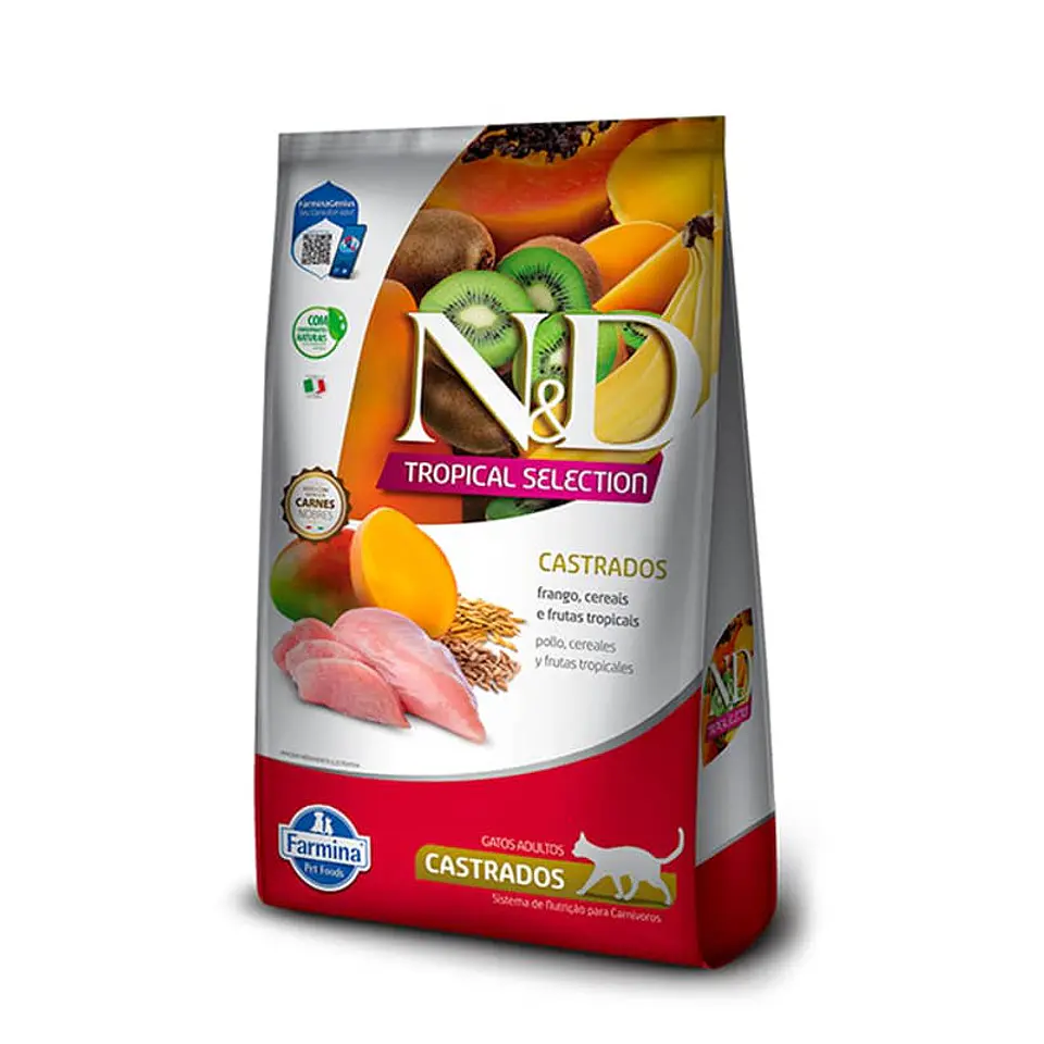 Farmina N&D Tropical Selection Felino Pollo Adulto Castrado 1,5 Kg 1