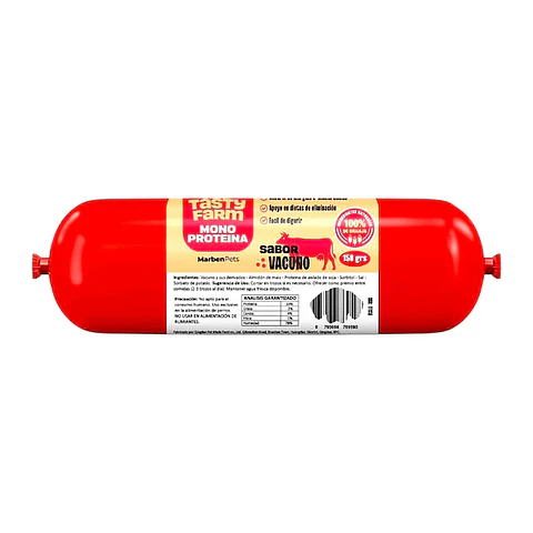 Tasty Farm Salchicha Monoproteica de Vacuno 150 g