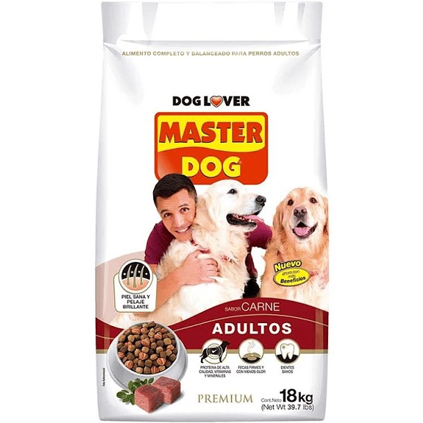 MASTER DOG ADULTO 18 KG 