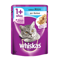 WHISKAS SOBRE GATO ADULTO SABOR ATÚN 85 g