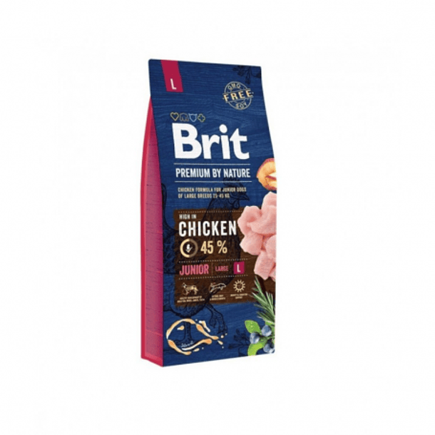 BRIT PREMIUM BY NATURE JUNIOR LARGE 15 KG 