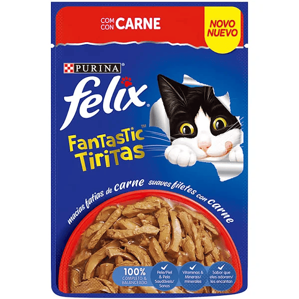 FELIX FANTASTIC MIX TIRITAS CARNE 85 g 