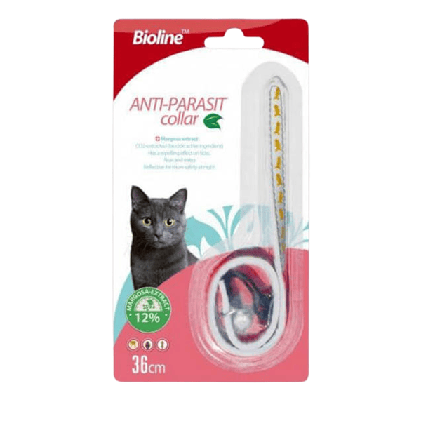 COLLAR ANTIPULGAS BIOLINE 36 CM 