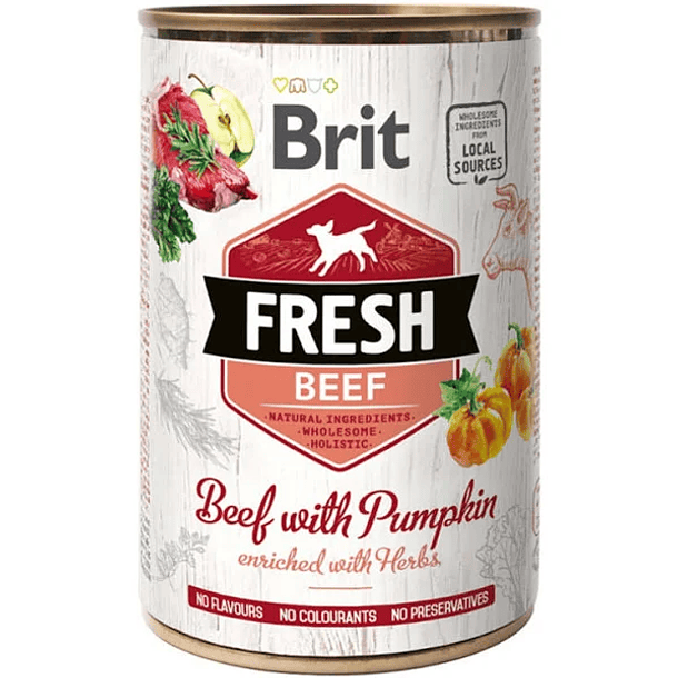 LATA BRIT FRESH BEEF WITH PUMPKIN 400 GR 