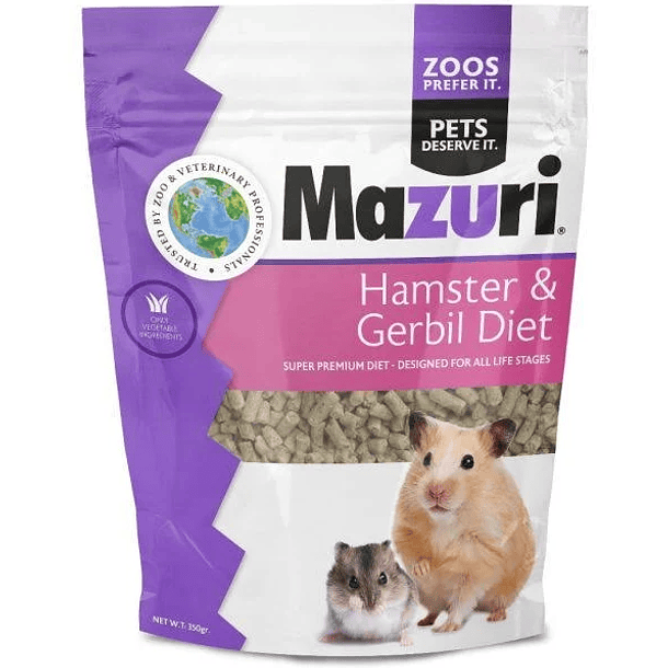 MAZURI HAMSTER Y JERBOS 350 GR 