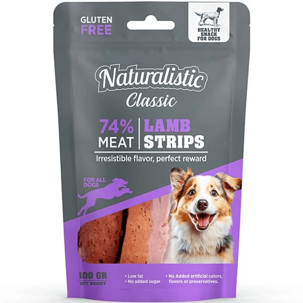 NATURALISTIC LAMB STRIPS 100 GR 