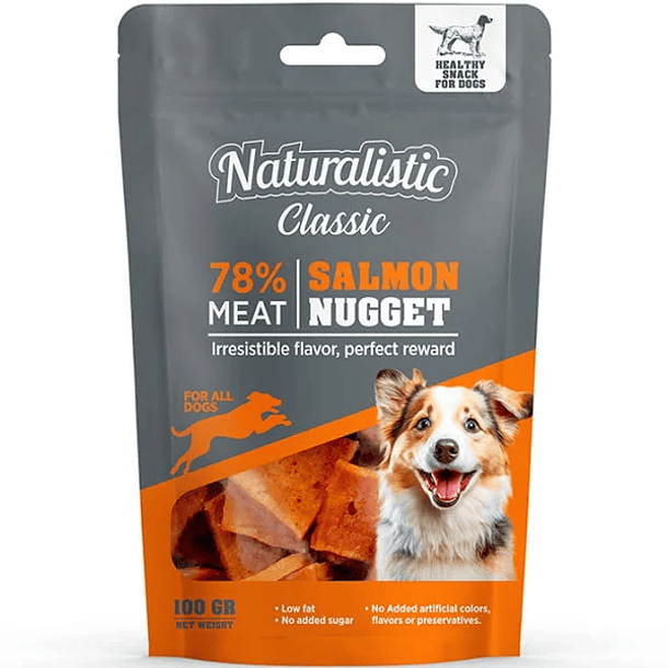 NATURALISTIC SALMON NUGGETS 100 GR 