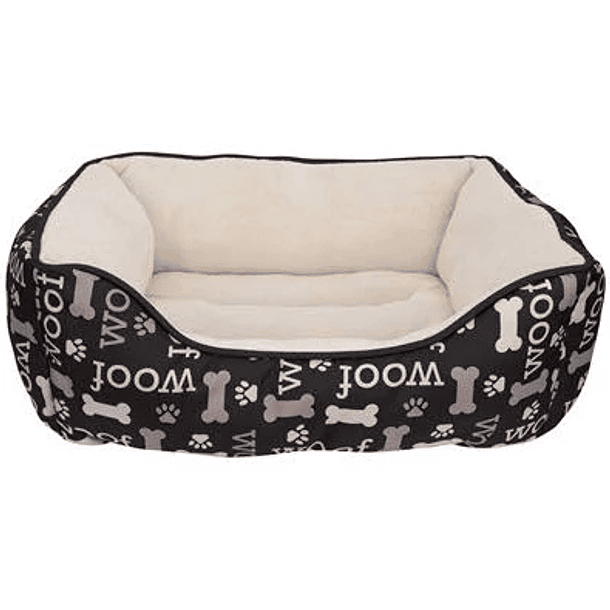 CAMA DREAMWELL RECTANGULAR WOOF NEGRO 