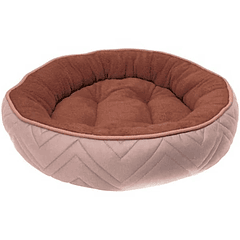 CAMA DREAMWELL REDONDE 56 CM BEIGE / CAFÉ