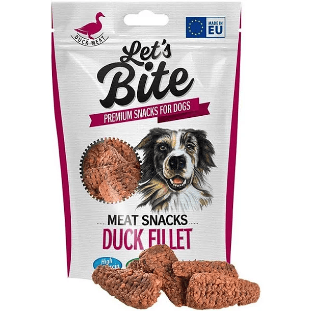 LETS BITE MEAT SNACKS DUCK FILLET 80 GR 