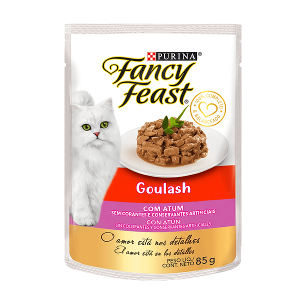 SOBRE FANCY FEAST GOULASH ATUN 85 GR 