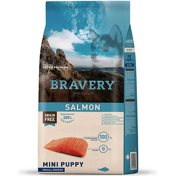 BRAVERY SALMON MINI PUPPY 2 KG 