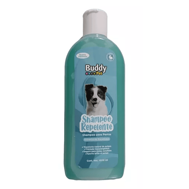 SHAMPOO REPELENTE BUDDY PET 1 L 
