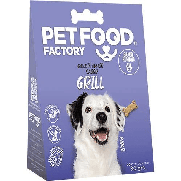 GALLETA PET FOOD FACTORY GRILL 80 g 