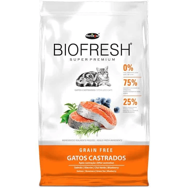 BIOFRESH GATO ADULTO CASTRADO 1.5 kg 