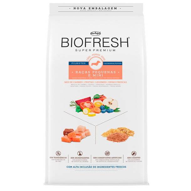 BIOFRESH CACHORRO RAZA PEQUEÑA 3 kg 