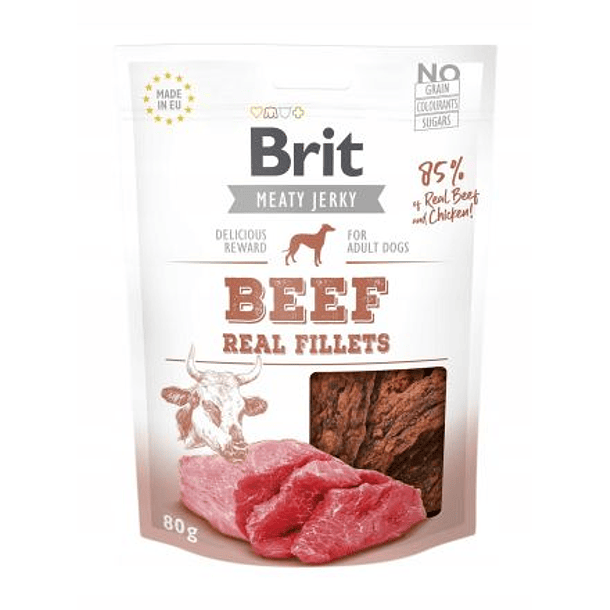 BRIT JERKY SNACK BEEF PROTEIN BAR 80 g 