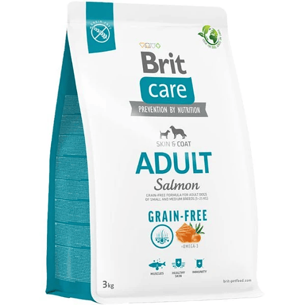 BRIT CARE GRAIN-FREE ADULT SALMON 3 KG 
