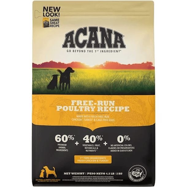 ACANA FREE RUN POULTRY 11.35 KG 