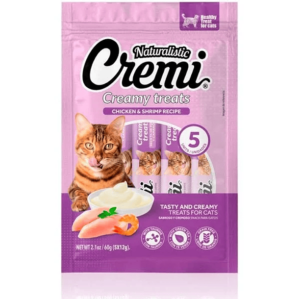 CREMI CHICKEN & SHRIMP 5 TUBOS 