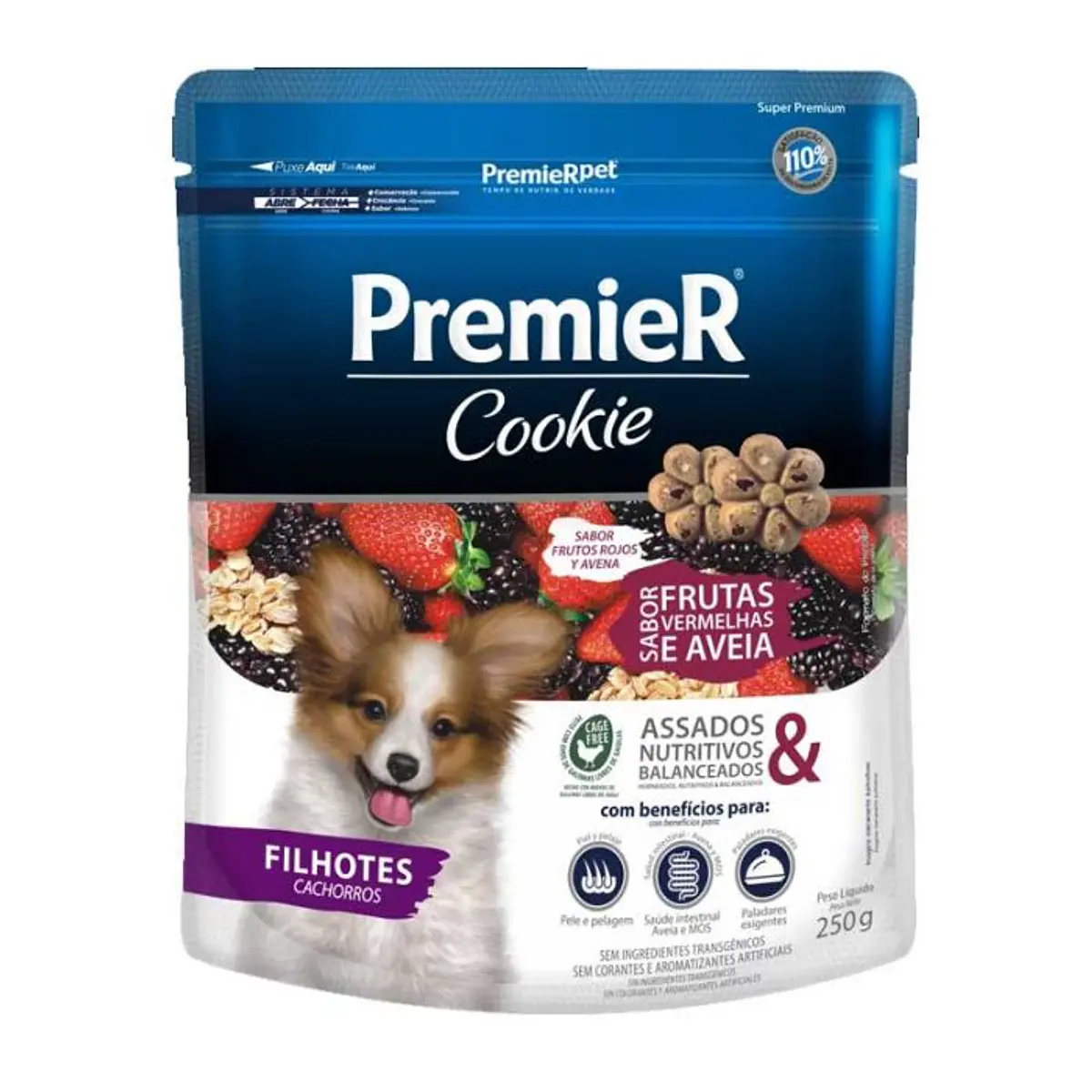 PREMIER COOKIE CACHORRO RAZA PEQUEÑA FRUTOS ROJOS Y AVENA 25