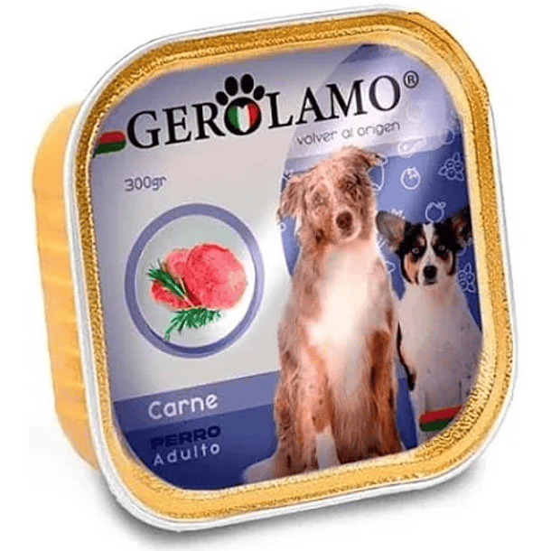 PATÉ GERÓLAMO PERRO ADULTO SABOR CARNE 300 g 