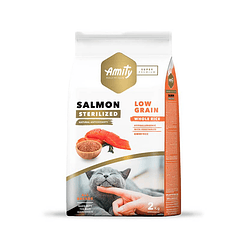 AMITY LOW GRAIN SALMON ADULT CAT STERILIZED 7 KG