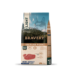 BRAVERY LIGHT IBERIAN PORK MINI ADULTO 7 KG