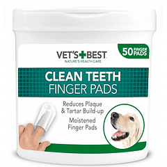 VET BEST PRO CLEAN TEETH FINGER PADS