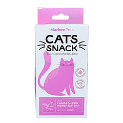 CATS SNACK CAMARÓN CON HIERVA GATERA 80 g