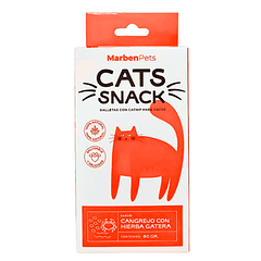CATS SNACK CANGREJO HIERVA GATERA 80 g