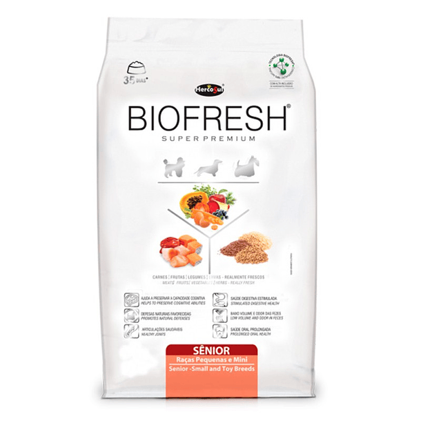 BIOFRESH PERRO SENIOR RAZA PEQUEÑA 10.1 KG 