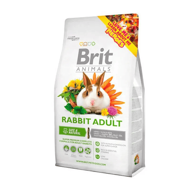 BRIT ANIMALS CONEJO ADULTO 300 g 
