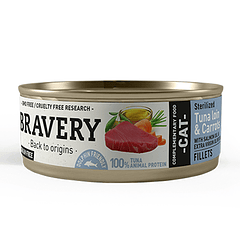 LATA BRAVERY TUNA LOIN & CARROTS STERILIZED CAT 70 g