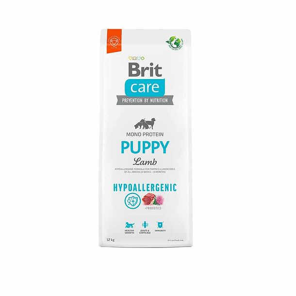 BRIT CARE HYPOALLERGENIC PUPPY LAMB 12 KG 