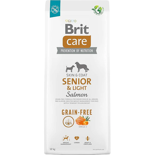 BRIT CARE SENIOR & LIGHT SALMON GRAIN FREE 3 KG 2