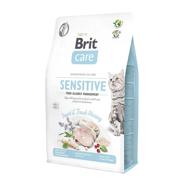 BRIT CARE CAT STERILIZED SENSITIVE FOOD ALLERGY MANAGEMENT 2KG 