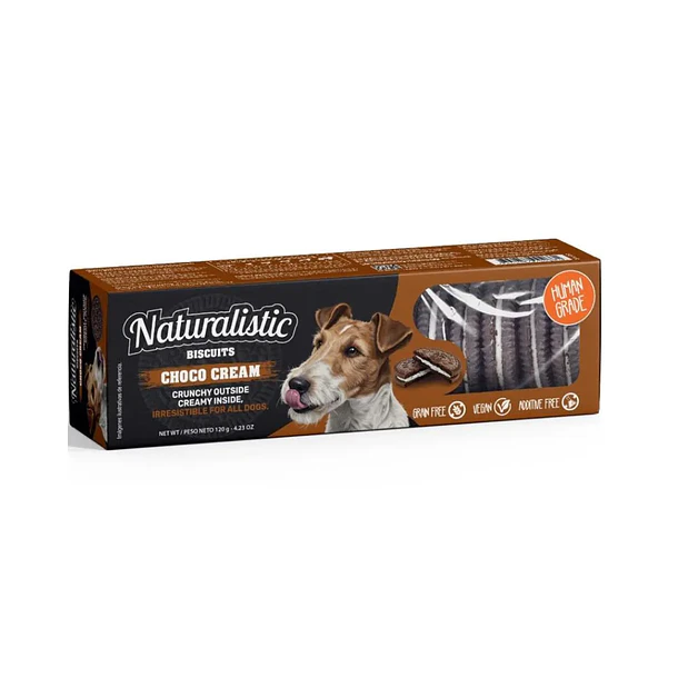 NATURALISTIC BISCUITS CHOCO CREAM 120 g 