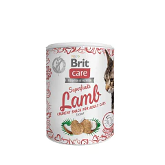 BRIT CARE CAT SNACK SUPERFRUITS LAMB FOR ADULT 100 g