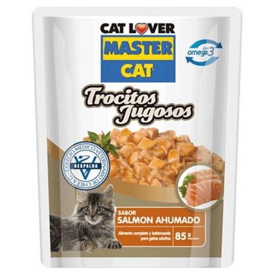 Master Cat Sobrecito Trocitos Jugosos (salmón) 85 g